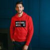 no football panska mikina cervena