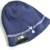 600 new era spurs skull contrast stripe beanie navy