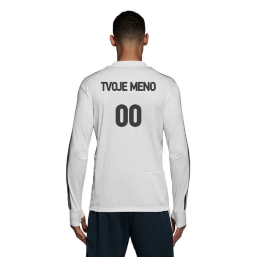 Zateplené tréninkové tričko Real Madrid s dlouhým rukávem a možností potisku - Image 2