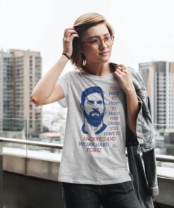 messi motto damske tricko sede