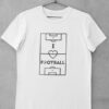 i love football biele tricko