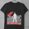 mockup of a basic tee hanging on a concrete wall 33689 2 2