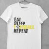 mockup of a basic tee hanging on a concrete wall 33689 4