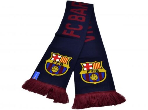 Modrá šála FC Barcelona