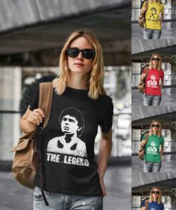 tricko maradona legend damske