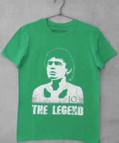 tricko maradona legend zelene