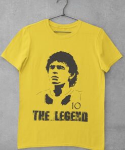 tricko maradona legend zlte
