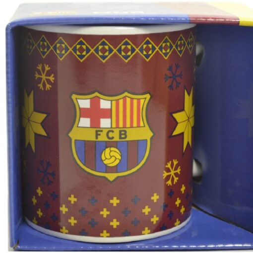 Vánoční hrnek FC Barcelona s logem klubu - Image 2