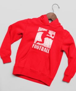 Futbalova mikina Football cervena