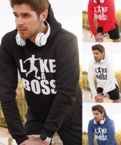 Futbalova mikina Like a Boss panska