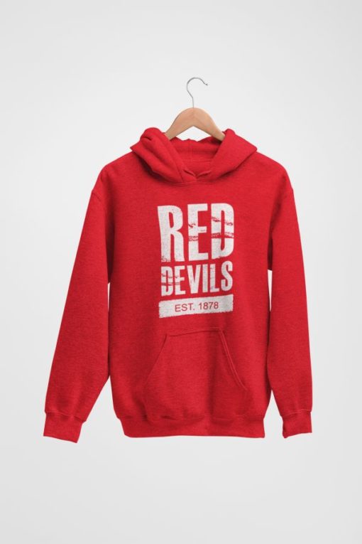 Manchester United Red Devils 1878 mikina s kapucí - Image 2