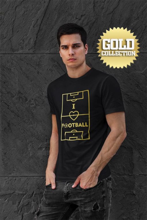 Tričko I Love Football GOLD COLLECTION - Image 3