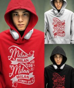 mikina ac milano solo con te cervene teen