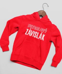mikina futbalovy zavislak cervena