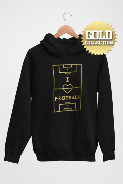 Fotbalová mikina I Love Football GOLD COLLECTION