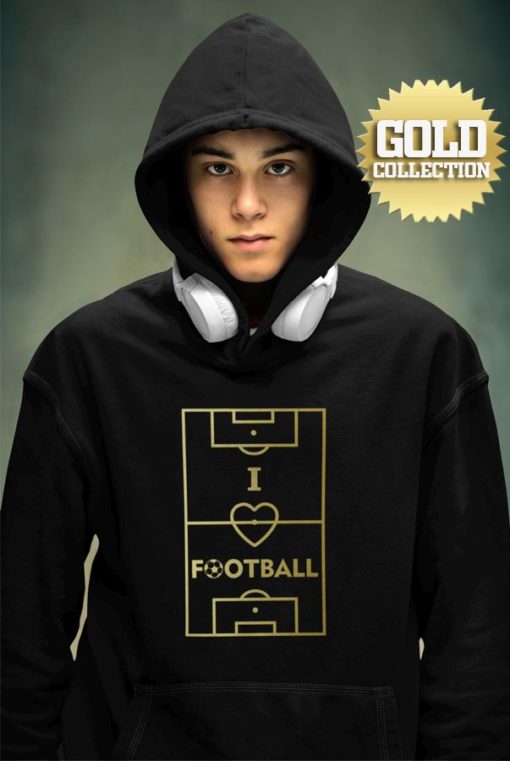 Fotbalová mikina I Love Football GOLD COLLECTION - Image 2