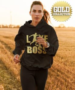 mikina like a boss damska gold