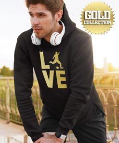 mikina love panska gold