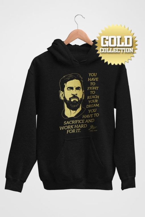 Messiho mikina s mottem GOLD COLLECTION