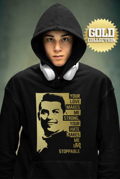 Mikina Ronaldo s mottem GOLD COLLECTION - Image 2