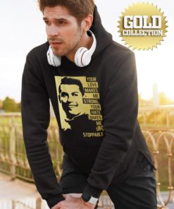 mikina ronaldo motto panska gold