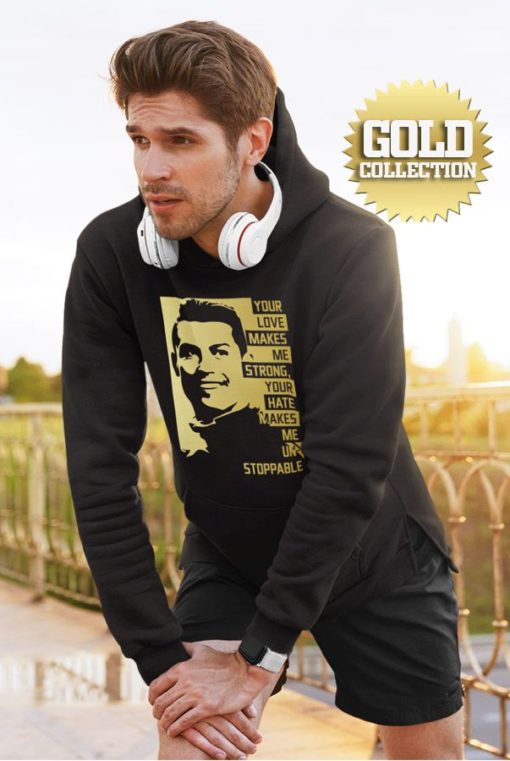 Mikina Ronaldo s mottem GOLD COLLECTION - Image 3