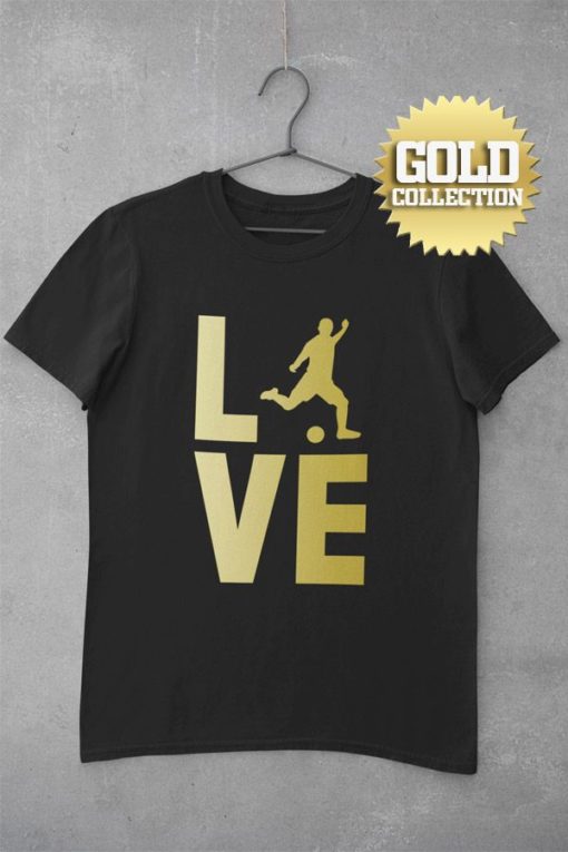Fotbalové tričko Love GOLD COLLECTION