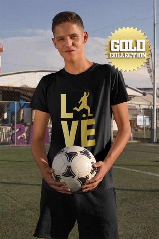 Fotbalové tričko Love GOLD COLLECTION - Image 2