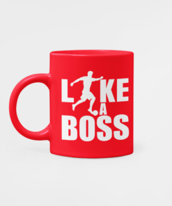 Futbalovy Hrncek Like a Boss cerveny