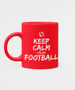 Hrncek Keep Calm Play Football cerveny