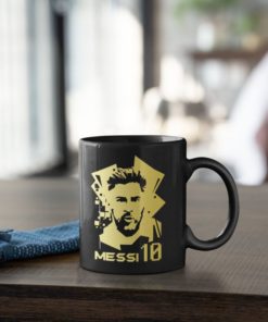 Hrncek Messi cierna a zlata farba