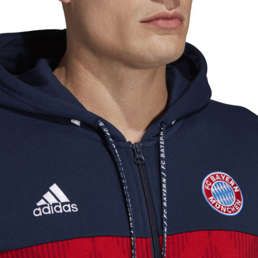 Mikina Bayern Adidas Performance modro-červená - Image 3