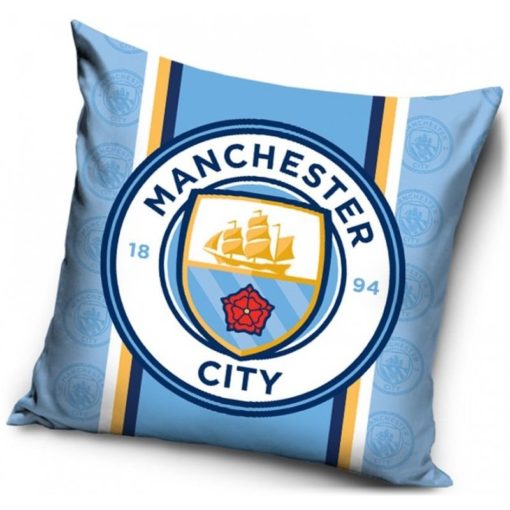 Povlak na polštář Manchester City světle modrý