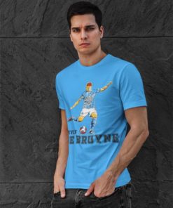 Tricko De Bruyne Manchester City modre panske