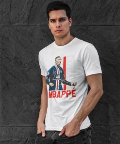 Tricko Mbappe PSG biele panske