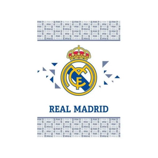 Deka Real Madrid 110x140 bílá - fleece/fleece