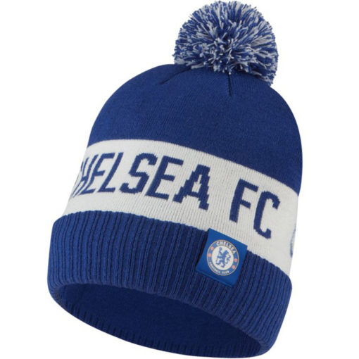 Kšiltovka Chelsea Nike modrá s bambulí