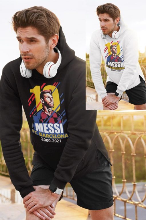 Messi Barcelona #10 mikina s kapucí - Image 2