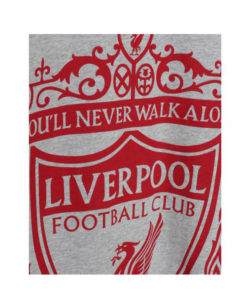 Tricko Liverpool s velkym znakom klubu sede potlac