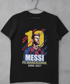 Tricko Messi Barcelona 10 rokov cierne