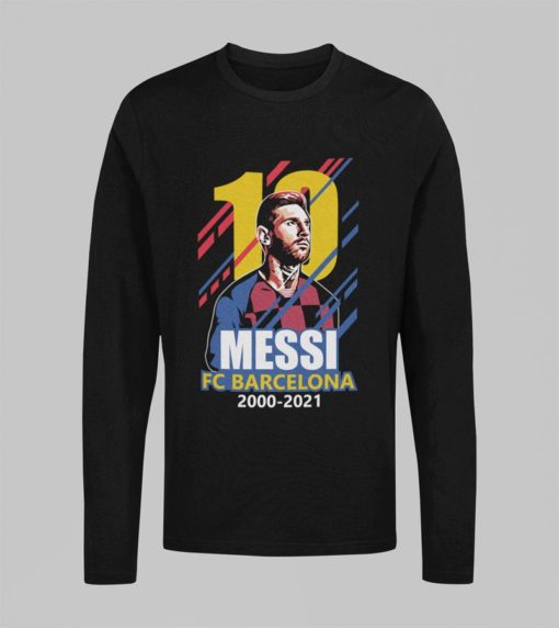 Tričko s dlouhým rukávem Messi Barcelona #10