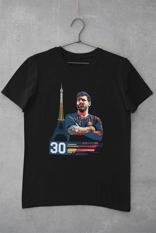 Tričko Messi 30 modrá, bílá a černá - Image 2