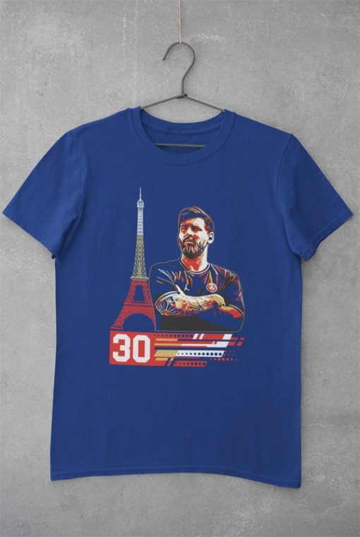Tričko Messi 30 modrá, bílá a černá - Image 3
