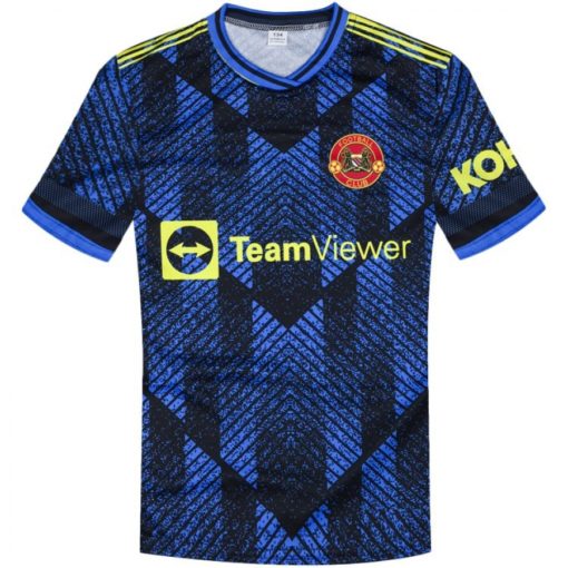 Dětský dres Ronaldo Manchester United 2021-22 replika modrá - Image 3