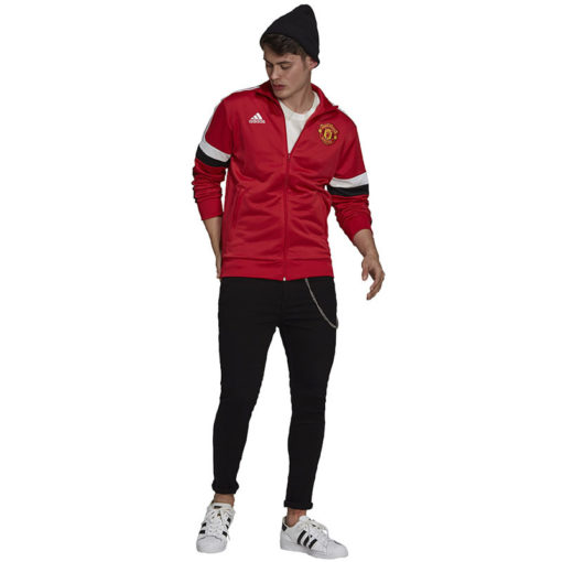 Mikina Manchester United Adidas 3 Stripes - Image 2