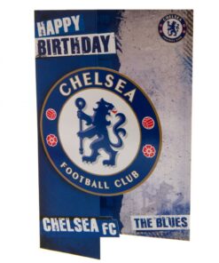 Narodeninova karta Chelsea FC The Blues s logom