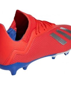 Kopacky Adidas X 18.3 FG J cervene zozadu