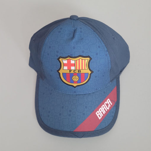 Dětská čepice FC Barcelona s logem a nápisem - Image 2