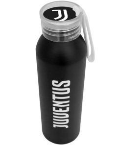 Flasa Juventus Aluminium 650ml Cierna s logom