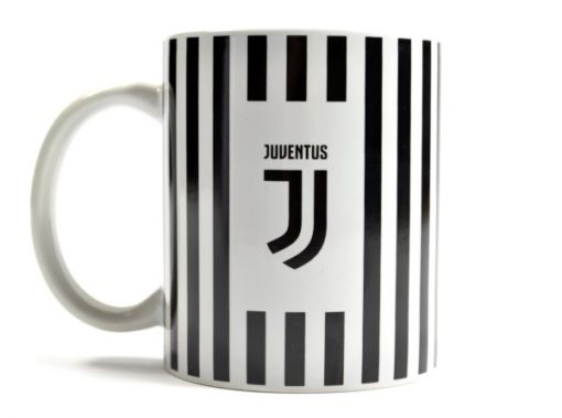 Hrnek Juventus Deco černobílý
